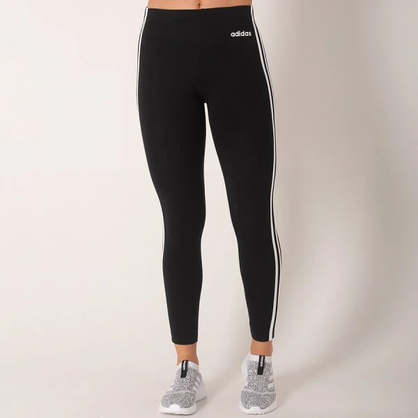 CALÇA LEGGING ADIDAS ESSENTIALS 3S FEMININA - Preto/branco CALÇA LEGGING ADIDAS ESSENTIALS 3S FEMININA - Preto/branco