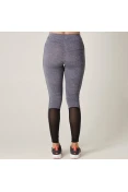 CALÇA LEGGING ADIDAS M 3S L FEMININA - Marinho/cinza