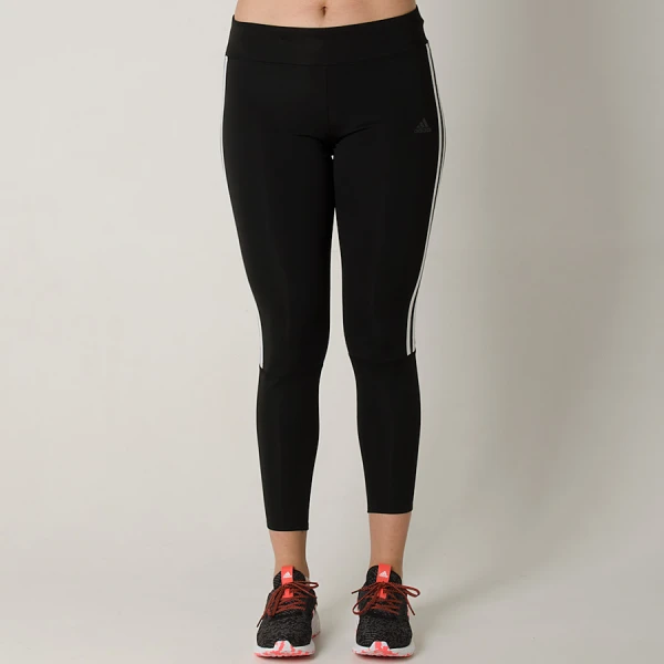 CALÇA LEGGING ADIDAS RUNNING 3S FEMININA - Preto/branco
