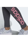 CALÇA LEGGING CINTURA ALTA ESSENTIALS LOGO ADIDAS FEMININA - Grafite
