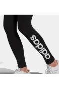 CALÇA LEGGING CINTURA ALTA ESSENTIALS LOGO ADIDAS FEMININA - Preto