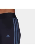CALÇA LEGGING ESSENTIALS 3-STRIPES ADIDAS FEMININA - Marinho/azul