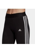 CALÇA LEGGING ESSENTIALS 3-STRIPES ADIDAS FEMININA - Preto/branco