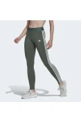 CALÇA LEGGING ESSENTIALS 3-STRIPES ADIDAS FEMININA - Verde/branco