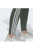 CALÇA LEGGING ESSENTIALS 3-STRIPES ADIDAS FEMININA - Verde/branco