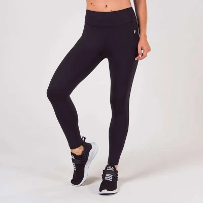 CALÇA LEGGING FILA FLAT LIFE FEMININA - Preto CALÇA LEGGING FILA FLAT LIFE FEMININA - Preto