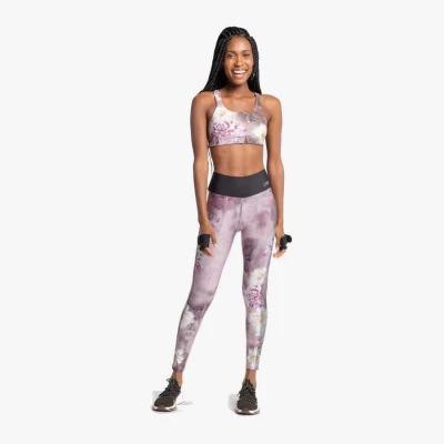 CALÇA LEGGING LIVE DEEP BLOOM FEMININA - Lilas
