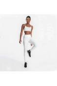 CALÇA LEGGING LIVE ESSENTIAL FEMININA - Branco/bege