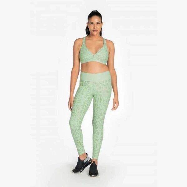 CALÇA LEGGING LIVE ESSENTIAL FEMININA - Verde oliva