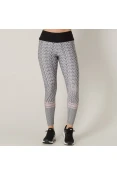 CALÇA LEGGING LIVE FLEX TEXTURE FEMININA - Preto/branco CALÇA LEGGING LIVE FLEX TEXTURE FEMININA - Preto/branco