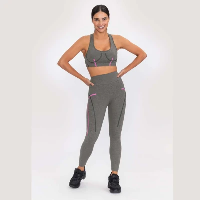 CALÇA LEGGING LIVE GROOVE FEMININA - Grafite CALÇA LEGGING LIVE GROOVE FEMININA - Grafite