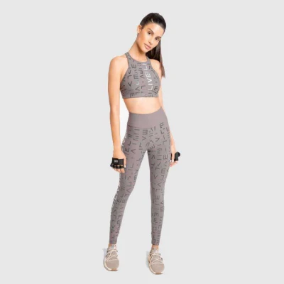 CALÇA LEGGING LIVE ICON LUX FEMININA - Grafite CALÇA LEGGING LIVE ICON LUX FEMININA - Grafite