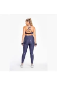CALÇA LEGGING LIVE ICON LUX FEMININA - Marinho
