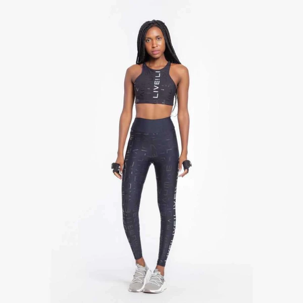 CALÇA LEGGING LIVE ICON LUX FEMININA - Preto
