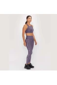 CALÇA LEGGING LIVE ICON LUX FEMININA - Roxo CALÇA LEGGING LIVE ICON LUX FEMININA - Roxo