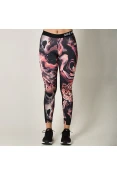 CALÇA LEGGING NIKE PRO TIGHT CORAL PRINT FEMININA - Preto/laranja CALÇA LEGGING NIKE PRO TIGHT CORAL PRINT FEMININA - Preto/laranja