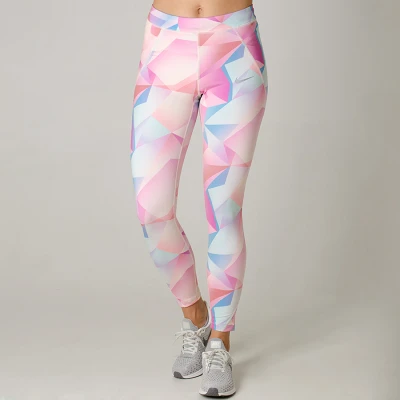 CALÇA LEGGING NIKE SPEED TIGHT FEMININA - Rosa/azul