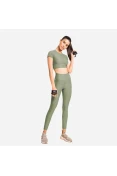 CALÇA LEGGING lIVE HOLOGRAPHIC FEMININA - Verde