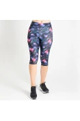 CALÇA LIVE CAPRI FLEX HINDSIGHT FEMININA - Preto/azul