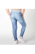 CALÇA LIVE LEEGING JEANS WASHED INFANTIL - Azul/cinza