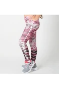 CALÇA LIVE LEGGING ANIMAL POWER INFANTIL - Pink/branco