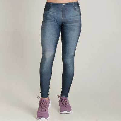 CALÇA LIVE LEGGING COOL JEANS INFANTIL - Marinho