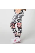 CALÇA LIVE LEGGING CUBISM BOOST INFANTIL - Branco/preto