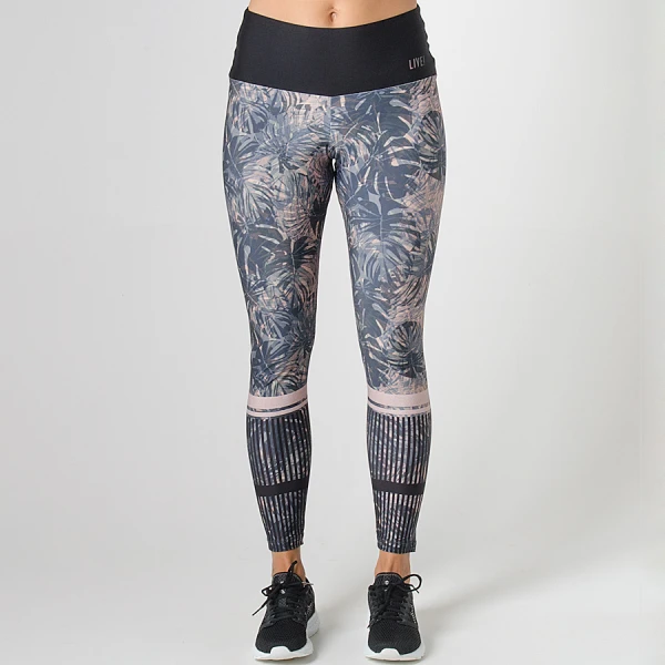 CALÇA LIVE LEGGING DISCOVER MOVEMENT FEMININA - Verde/preto CALÇA LIVE LEGGING DISCOVER MOVEMENT FEMININA - Verde/preto
