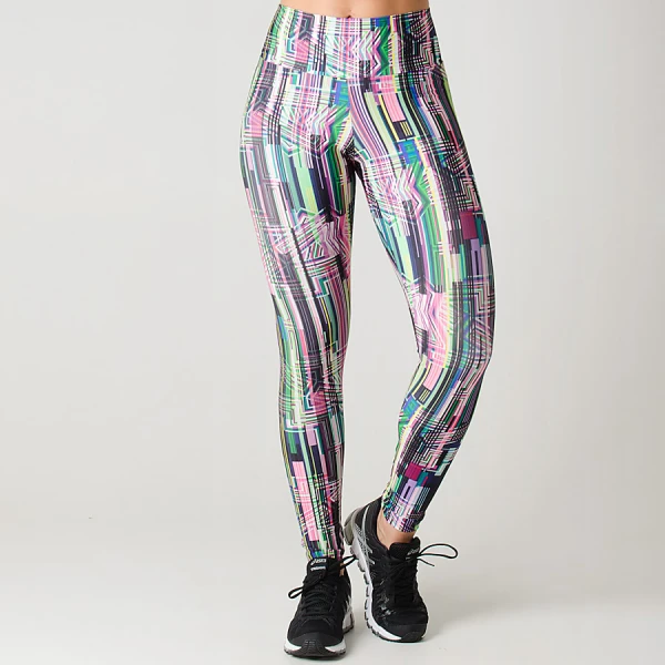 CALÇA LIVE LEGGING EM ATHLETIC FEMININA - Preto/rosa
