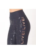 CALÇA LIVE LEGGING ICON LUX FEMININA - Preto CALÇA LIVE LEGGING ICON LUX FEMININA - Preto