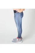 CALÇA LIVE LEGGING JEANS HANG OUT INFANTIL - Azul/preto