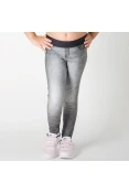 CALÇA LIVE LEGGING JEANS HANG OUT INFANTIL - Preto