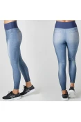 CALÇA LIVE LEGGING JEANS REVERSIBLE ACTIVE LIFE FEMININA - Azul CALÇA LIVE LEGGING JEANS REVERSIBLE ACTIVE LIFE FEMININA - Azul