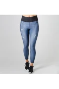 CALÇA LIVE LEGGING JEANS REVERSIBLE BLUR FEMININA - Azul CALÇA LIVE LEGGING JEANS REVERSIBLE BLUR FEMININA - Azul