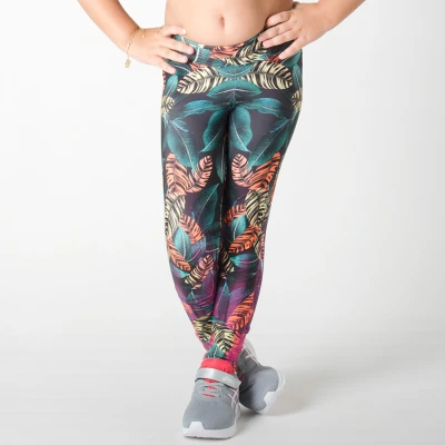 CALÇA LIVE LEGGING RACE GLOW INFANTIL - Preto/laranja