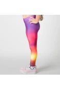 CALÇA LIVE LEGGING RAINBOW HYPE INFANTIL - Roxo/laranja