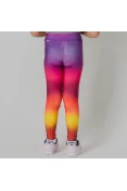 CALÇA LIVE LEGGING RAINBOW HYPE INFANTIL - Roxo/laranja