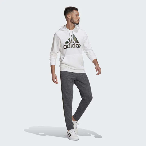 CALÇA MOLETOM ADIDAS CAMO STRIPES MASCULINA - Chumbo