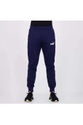 CALÇA MOLETOM PUMA ESSENTIALS SLIM FL MASCULINA - Marinho