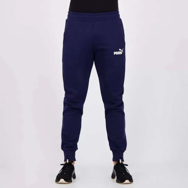 CALÇA MOLETOM PUMA ESSENTIALS SLIM FL MASCULINA - Marinho