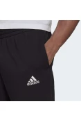 CALÇA MOLETON ADIDAS BARRA AFUNILADA ESSENTIALS MASCULINA - Preto CALÇA MOLETON ADIDAS BARRA AFUNILADA ESSENTIALS MASCULINA - Preto