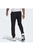 CALÇA MOLETON ADIDAS BARRA AFUNILADA ESSENTIALS MASCULINA - Preto CALÇA MOLETON ADIDAS BARRA AFUNILADA ESSENTIALS MASCULINA - Preto