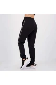 CALÇA MOLETON JOGGER FILA EASY PIPING FEMININA - Preto