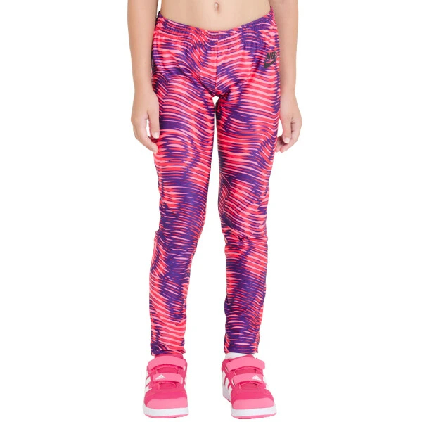CALÇA NIKE AOP TIGHT YTH INFANTIL - Pink/preto