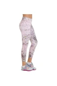 CALÇA NIKE CLUB LEGGING AOP CROPPED FEMININA - Branco/preto