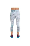CALÇA NIKE CLUB LEGGING AOP CROPPED FEMININA - Branco/verde