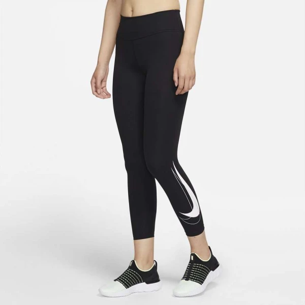 CALÇA NIKE DF SWSH RUN 7/8 TGT FEMININA - Preto CALÇA NIKE DF SWSH RUN 7/8 TGT FEMININA - Preto