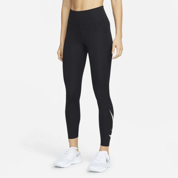CALÇA NIKE DF SWSH RUN TIGHT 7/8 FEMININA - Preto