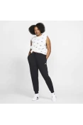 CALCA NIKE ESSENTIAL FLC MR PLUS SIZE FEMININO - Preto