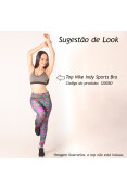 CALÇA NIKE LEGGING FAST FEMININA - Chumbo/rosa